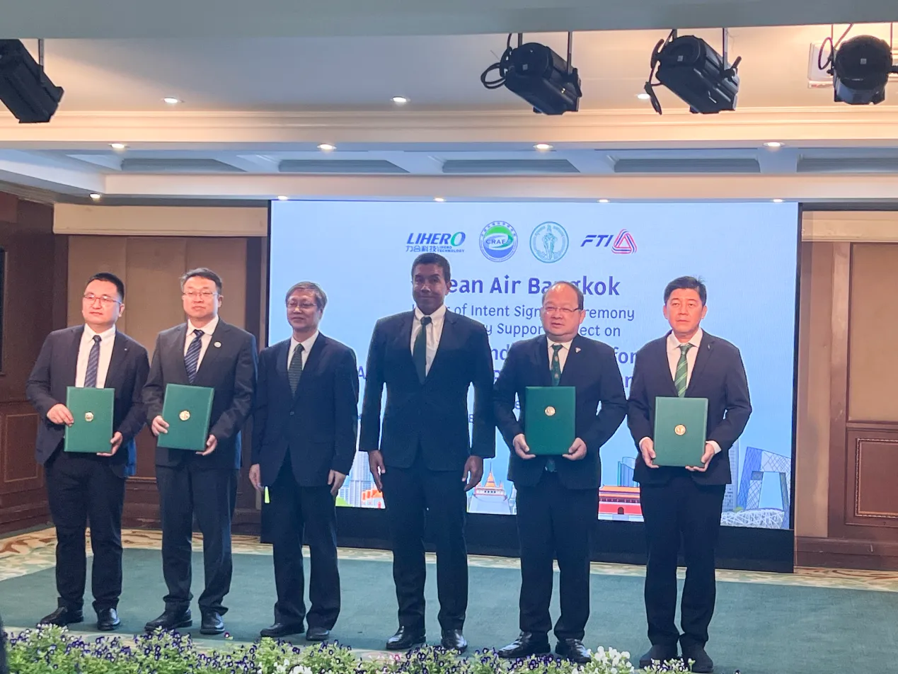 Lihe Tech signed a Letter of Technology Support for cooperation on the "Clean Air Bangkok" project with the Bangkok Metropolitan Administration, the Chinese Research Academy of Environmental Sciences, and the Federation of Thai Industries.